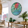 Wallity Nature’s Melody - APT821 69 Accesorio de Pared de Metal Decorativo Multicolor